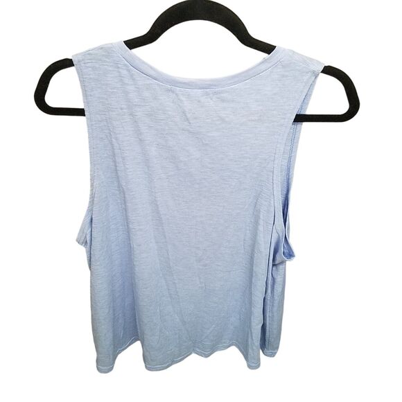 Penelope Rose Womens Sz 1X Blue Solid Sleeveless Tank Top - Picture 9 of 9